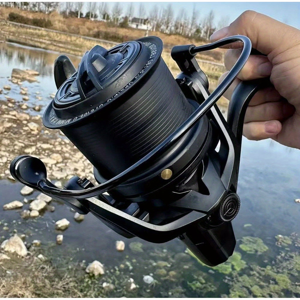Deep Sea Spinning Fishing Reel 8000-14000 – Heavy Duty Metal Saltwater Reel, Large Line Capacity, Ambidextrous Handle, Offshore Big Game Fishing Wheel for Large Fish