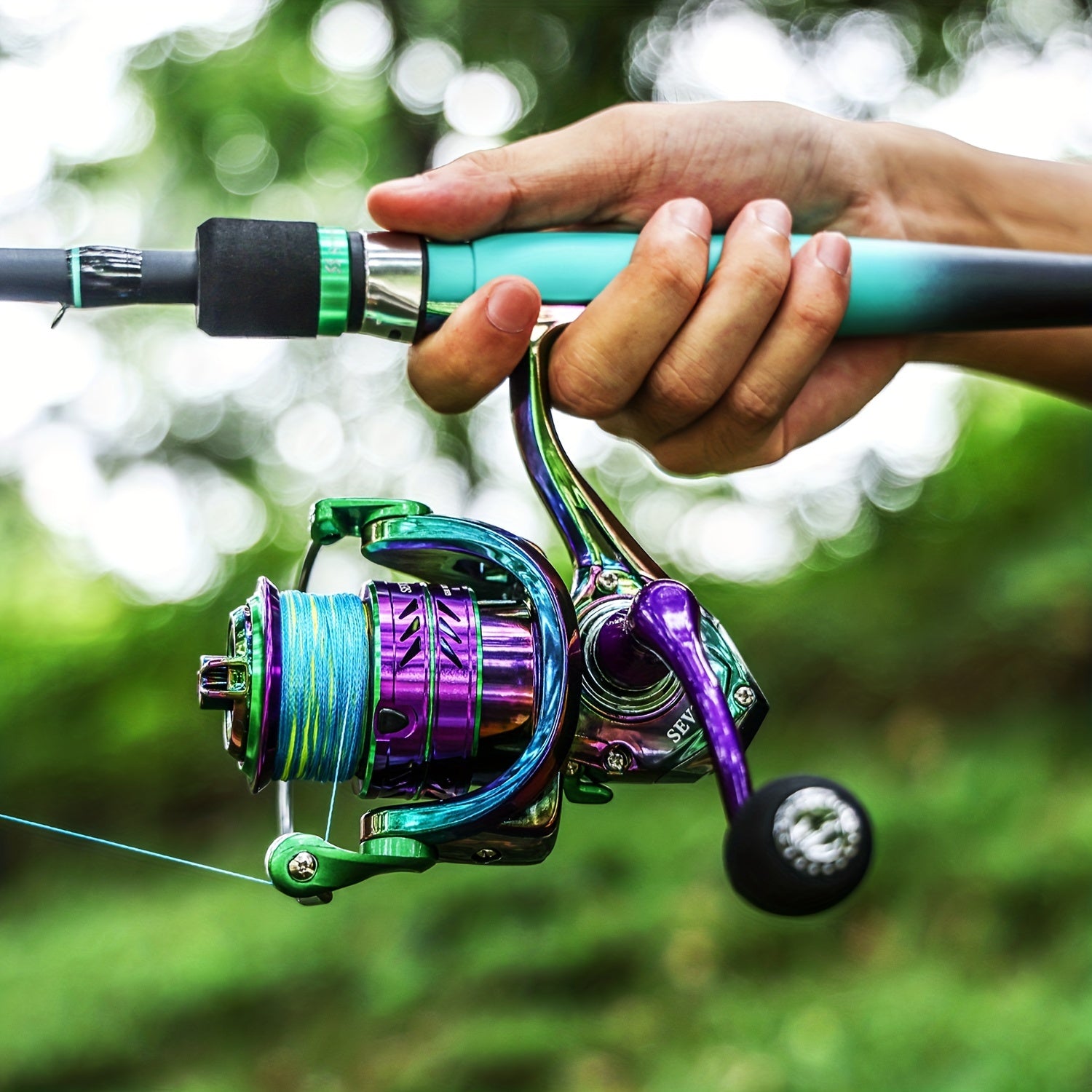 Stainless Steel Spinning Fishing Reel 5.0:1 4.7:1 Gear Ratio Screw-In Handle Lightweight Smooth for Freshwater Saltwater Sizes 1000 2000 3000 4000 5000