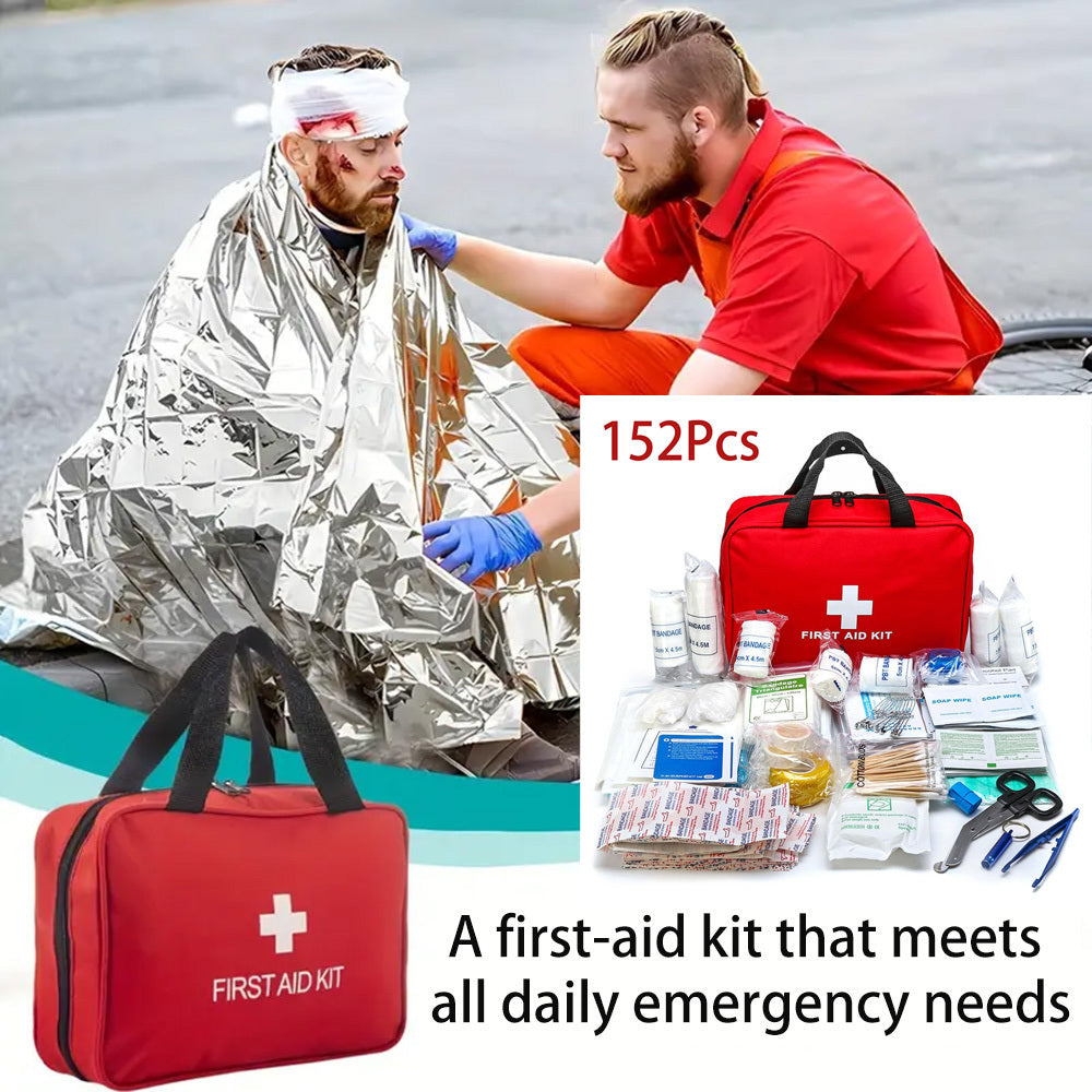 IFAK Tactical First Aid Kit Bag with Tourniquet Scissors Whistle – Portable Emergency Survival Kit for Hiking Camping Hunting Car Outdoor Adventures