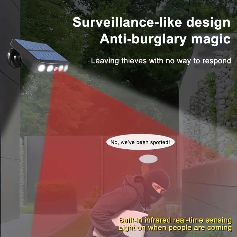 Solar Wall Lights Outdoor Dusk to Dawn IP44 Waterproof 120° Wide Beam 1200mAh Auto On Off Security Light for Porch Courtyard Deck Garden Fence White Warm Light 1 2 4 Pack