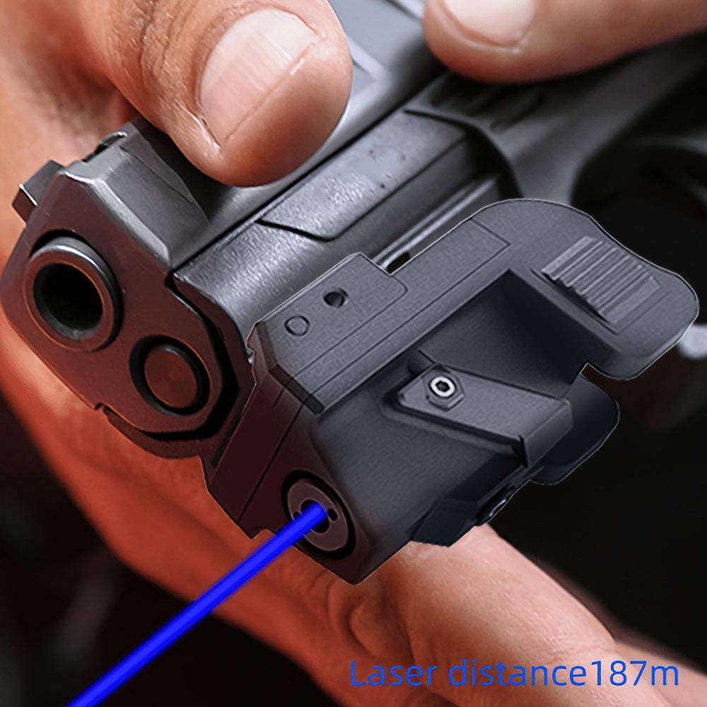 Laser Sight for Pistols and Rifles Picatinny Rail Mount USB Rechargeable Red Green Blue Purple Laser Dot with Strobe Mode Compact Lightweight Class IIIa 5mW