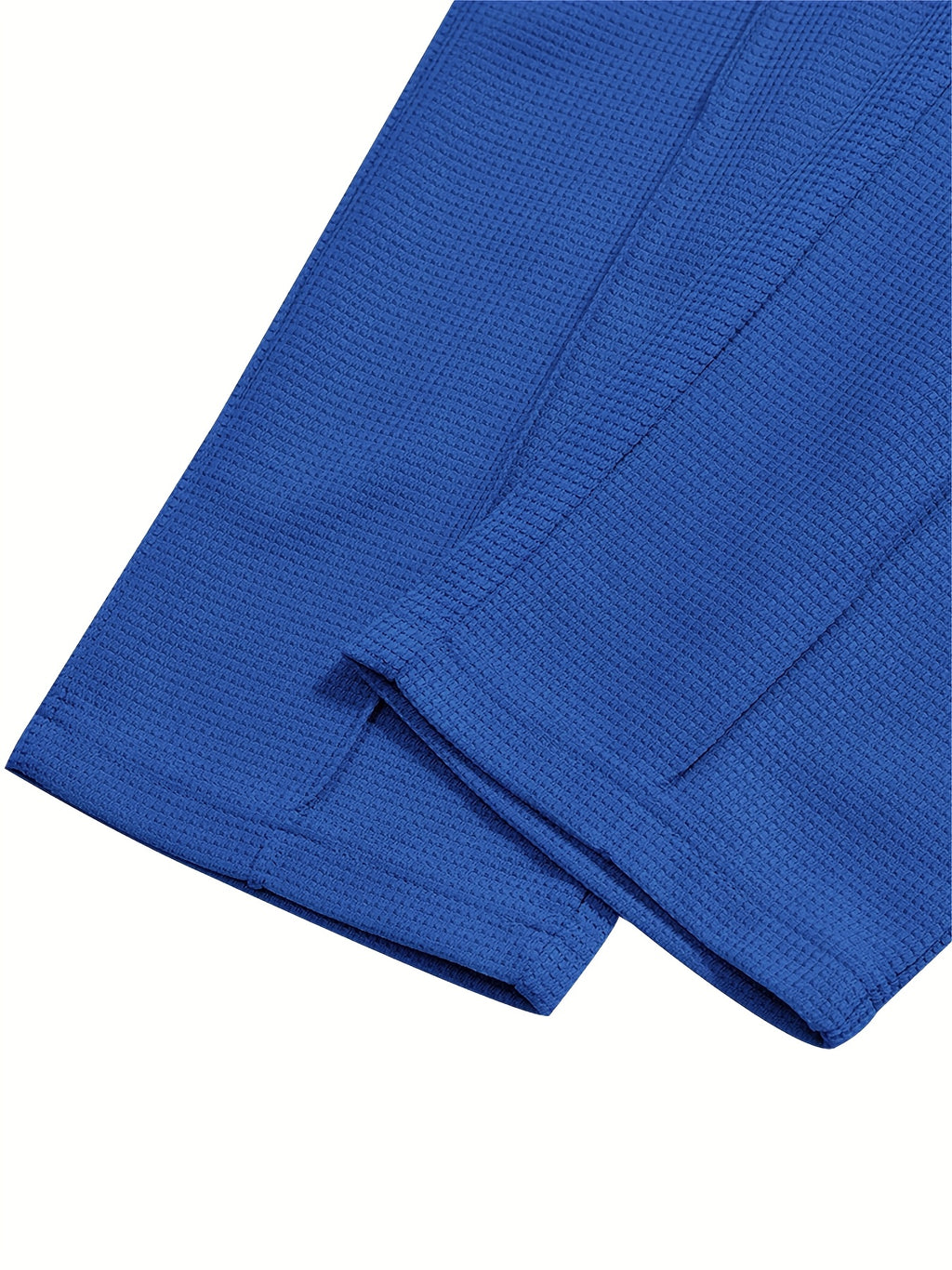 Men's Waffle Knit 2-Piece Set Long Sleeve & Jogger Pants – Breathable Matching Tracksuit for Gym, Casual & Outdoor Wear, Sizes M-XXXL, 4 Colors
