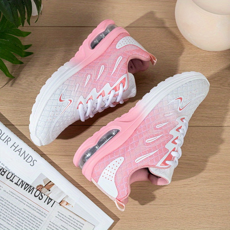 Women's Running & Walking Shoes – Lightweight Mesh Air Cushion Sneakers, Non-Slip Breathable Tennis Shoes with Arch Support, US 5.5-11, 8 Colors