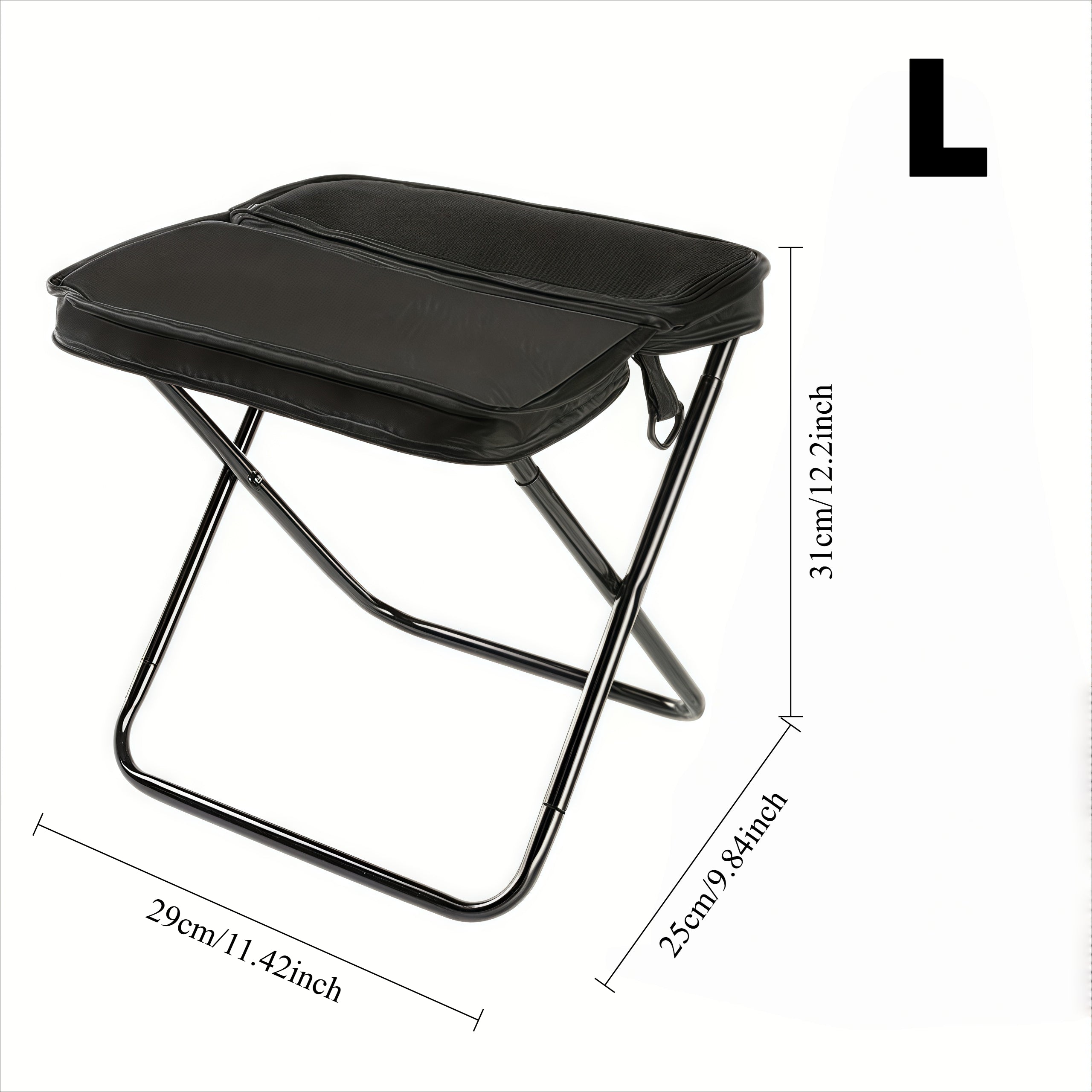 Portable Folding Camping Chair with Backpack Straps – Lightweight Alloy Frame, Mesh Storage Bag, Compact Foldable Seat for Camping Fishing Picnic Hiking