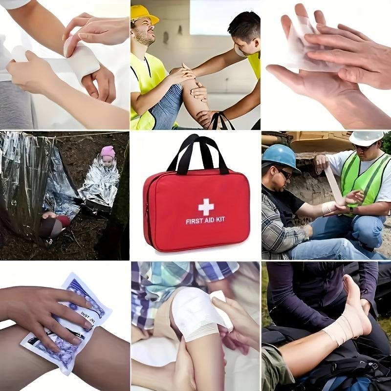 22-Piece Outdoor First Aid Kit – Emergency Medical Pack for Hiking Camping Hunting Travel Backpacking, Essential Survival Gear
