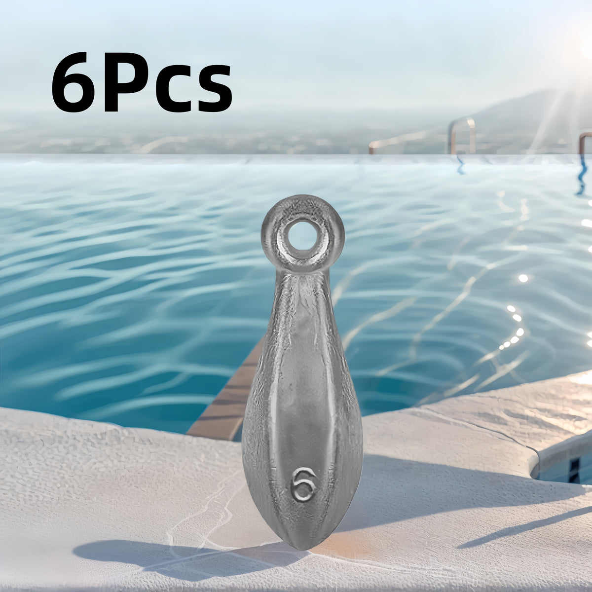 Fishing Sinkers Tackle Weights - Lead Teardrop & Hex Sinker Rig for Saltwater & Freshwater Bass, Catfish, Pompano | 1oz-16oz Multi-Pack Options