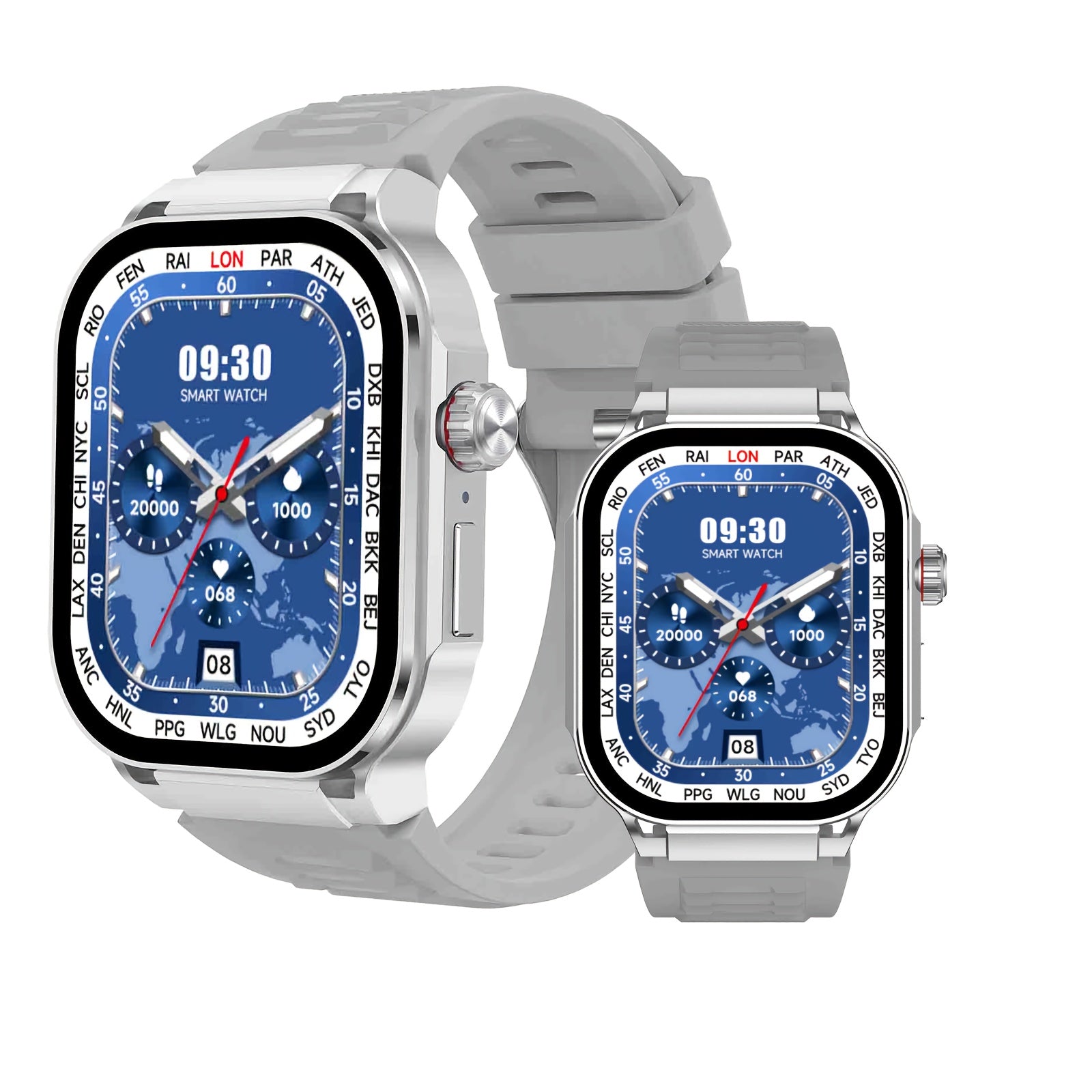 Smartwatch with 2.1" HD Full-Screen Display – 123+ Sports Modes, Bluetooth 5.3, Wireless Calls, AI Voice, 400mAh Battery, Fitness Tracker for Men & Women, 3 Colors