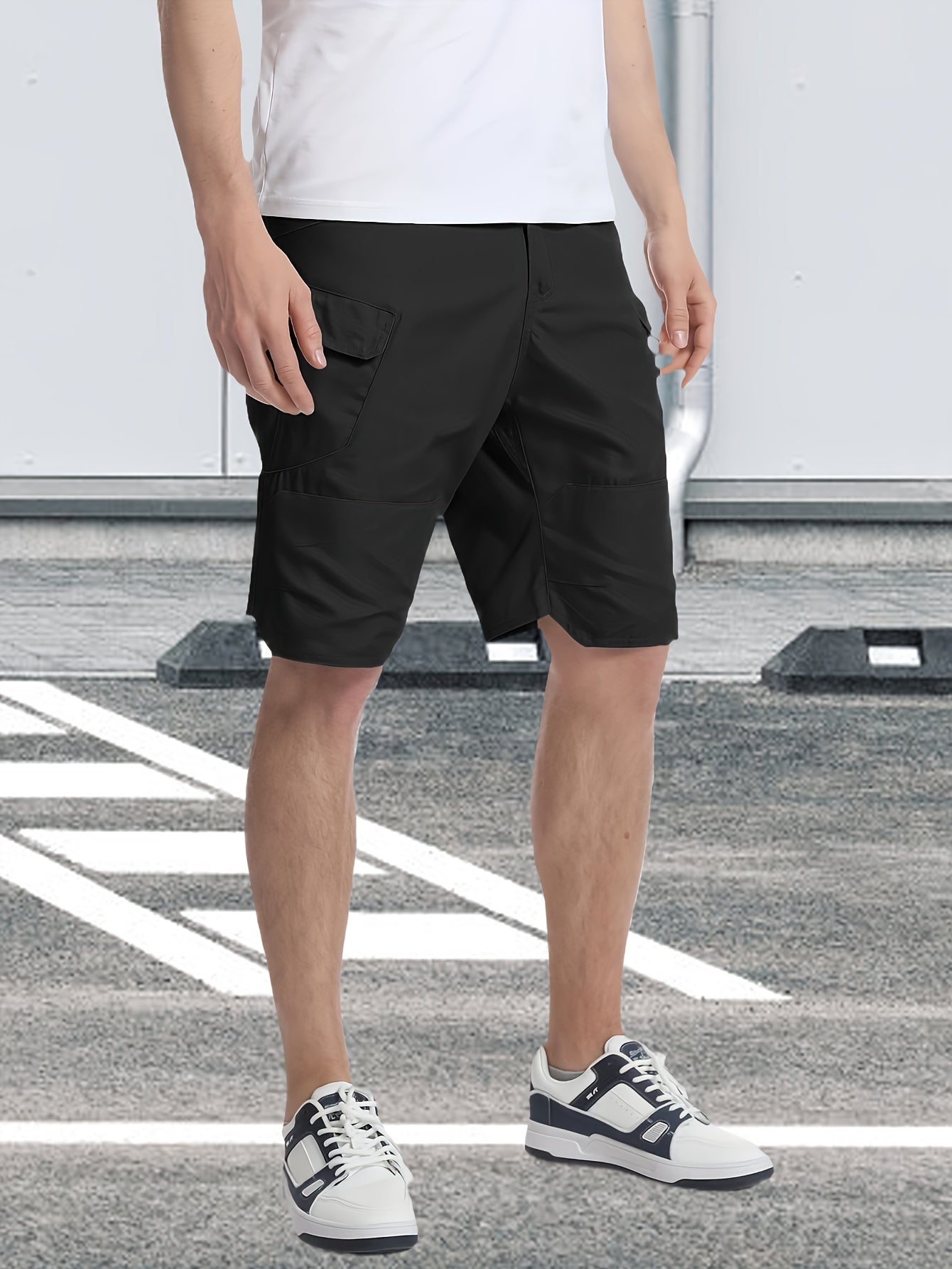 Men's Cargo Shorts Breathable Quick Dry Tactical Work Shorts Multi-Pocket S-XXXL – Outdoor Hiking Fishing Camping Military Style Shorts for Men Black Khaki Grey Green