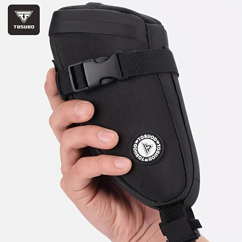Bike Saddle Bag Large Capacity Waterproof – Reflective Cycling Under Seat Storage Bag for Road & Mountain Bikes with Adjustable Strap