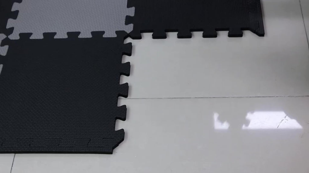 EVA Foam Interlocking Floor Mats for Home Gym 12.2"x12.2" Puzzle Tiles Exercise Flooring Fitness Mat Shock Absorbing Non-Slip Workout Mat for Gym Equipment