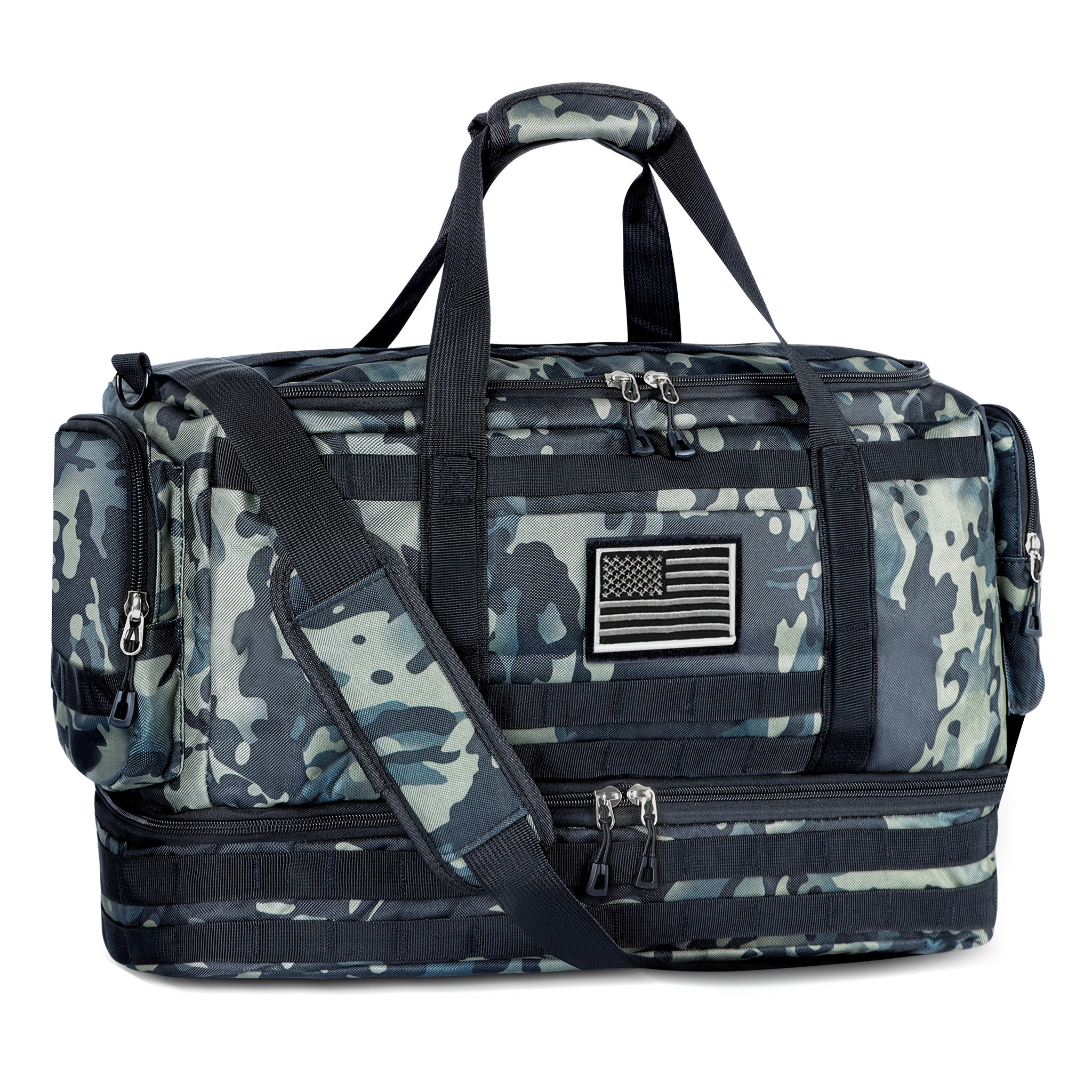 Tactical Backpack 50L (13.21 Gal) – High Capacity Unisex Military Bag for Camping, Hiking, Hunting, Fishing & Travel, Multiple Color Options with Optional Storage Bag