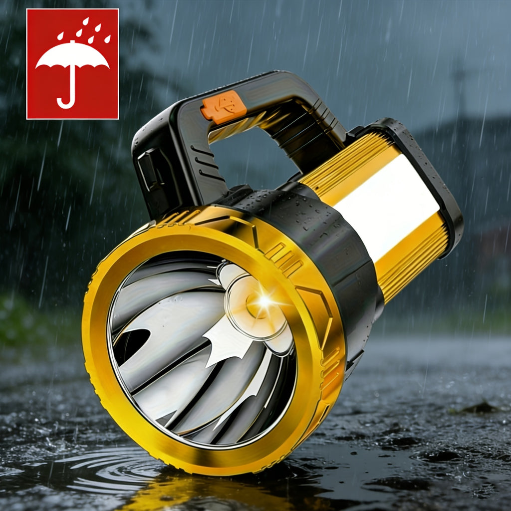 2000 Lumen Rechargeable Flashlight with Zoom – USB Zoomable LED Torch 2400mAh 3 Modes High Power for Camping Fishing Hiking Hunting Emergency Outdoor