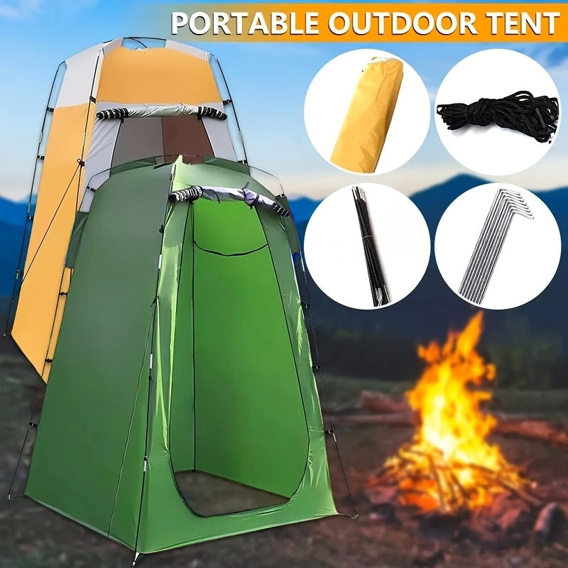 Portable Privacy Shower Tent for Camping – Outdoor Changing Room, Toilet Shelter & Shower Enclosure for Hiking, Beach, Backpacking & Campsite Use