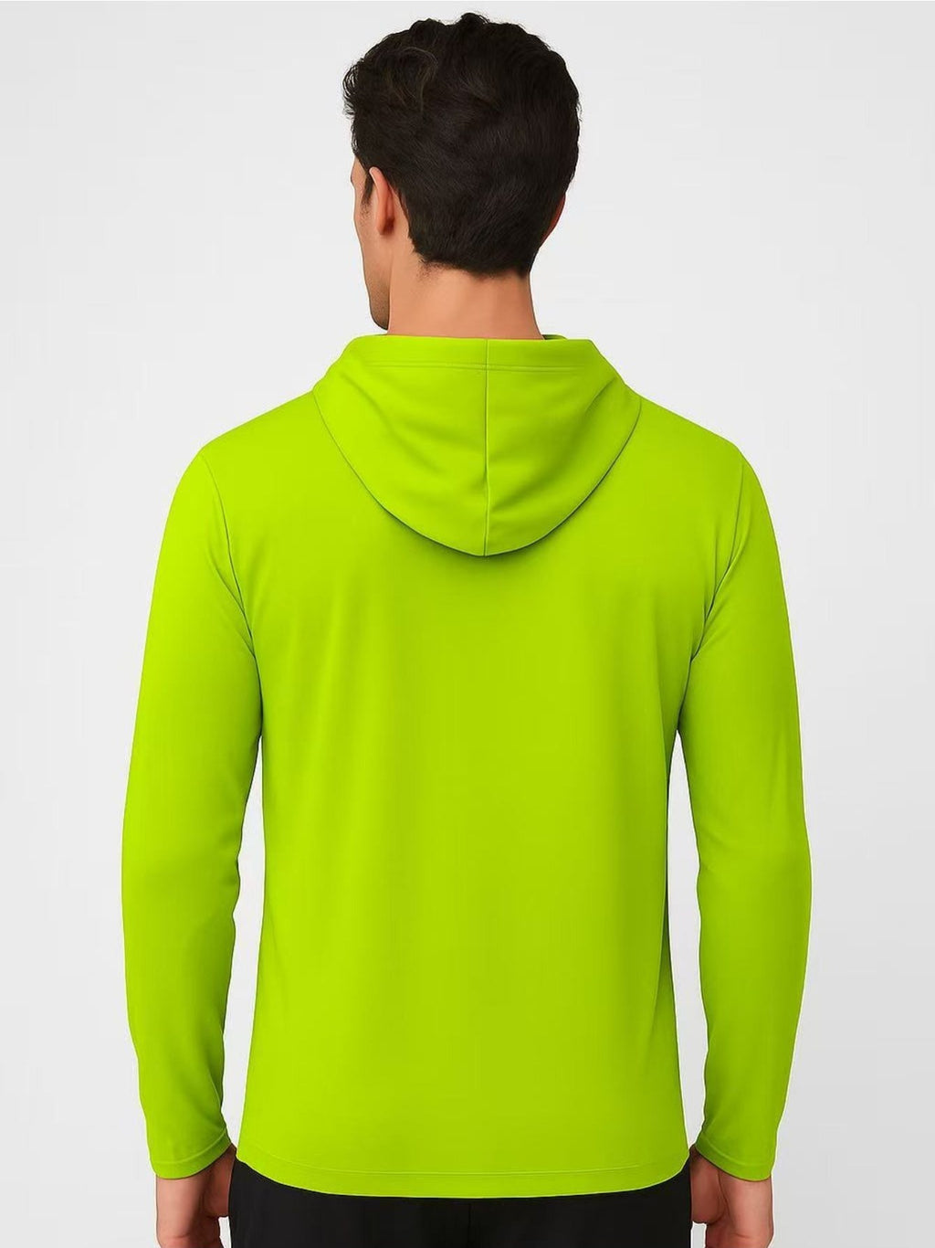 UPF 50+ Sun Protection Hoodie Shirt for Men 3-Pack Long Sleeve Moisture-Wicking Quick Dry Breathable Lightweight Performance T-Shirt for Hiking Fishing Running Outdoor Workout S-XXXL