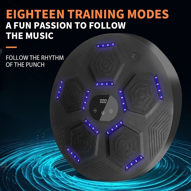 Musical Boxing Machine Wall Mounted – Interactive Boxing Target for Home Training, Punch Exercise Equipment with Music, Stress Relief & Fitness Workout, 3 Models Available