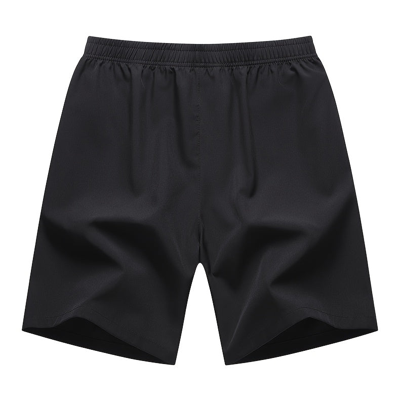 Men's Athletic Shorts 4-Pack – Quick-Dry Breathable Loose Fit Gym Running Shorts with Zipper Pockets Drawstring Waist for Cycling Basketball Tennis Beach Outdoor Sports