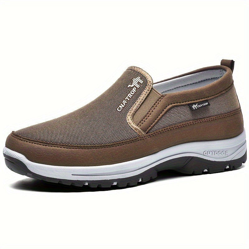 Breathable Men's Hiking Shoes Non-Slip – Lightweight Outdoor Trail Trekking Footwear for Men, Comfortable Grip Shoes, US Sizes 6.5-12.5, Brown, Black, Grey & Sea Blue