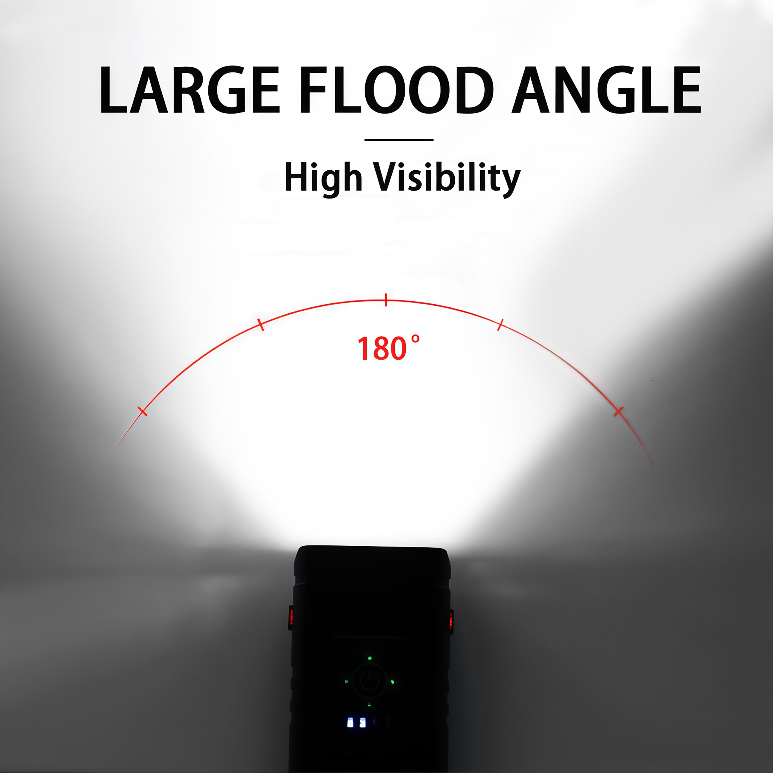 Bicycle Light Set USB Rechargeable – LED Headlight 6 Modes 180° + Taillight + Bell for Night Road Mountain Cycling Safety
