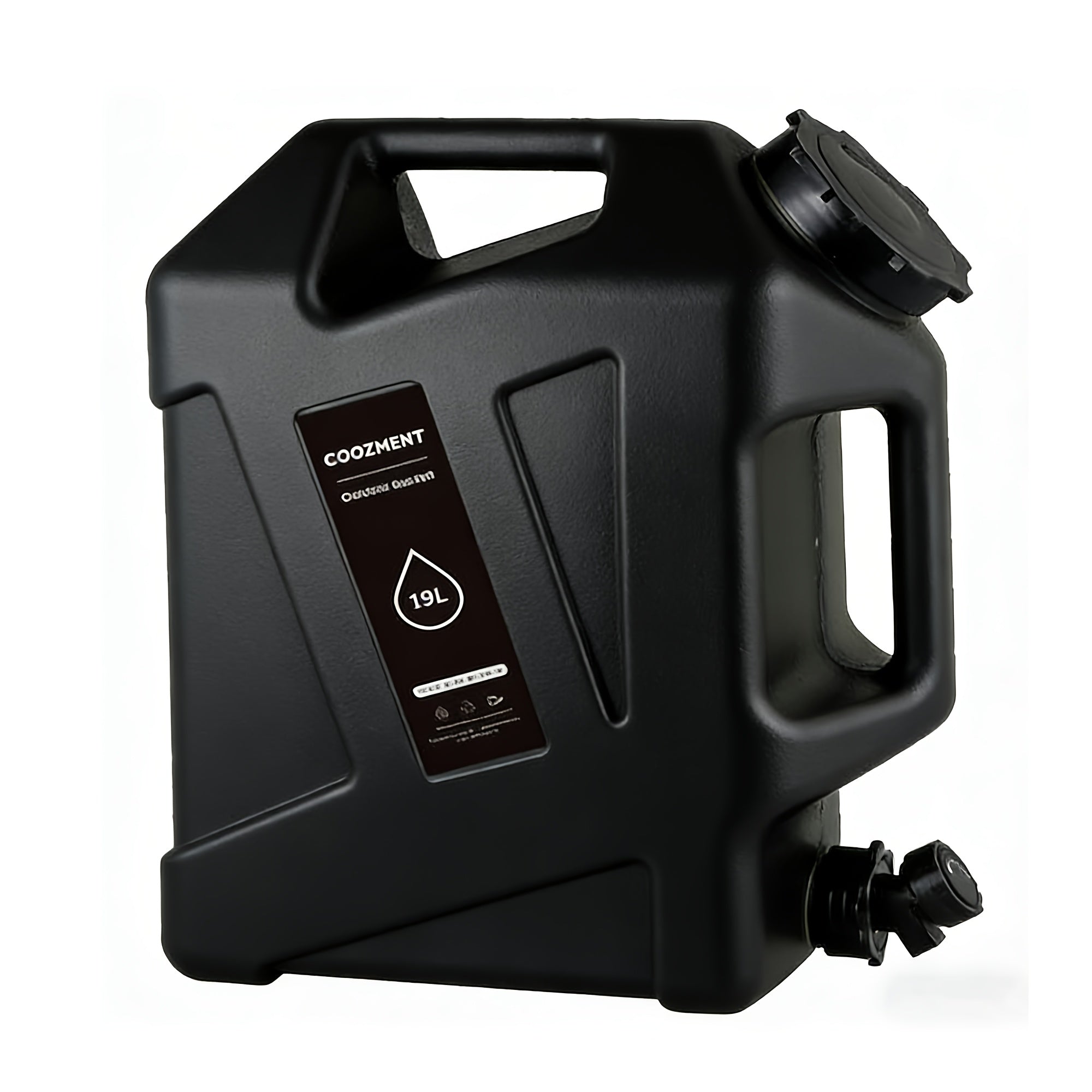 Water Jug with Spigot & 2 Handles – BPA Free PVC Water Container 2.6 to 5 Gal for Camping, RV, Hiking & Outdoor Water Storage, Multiple Colors & Sizes