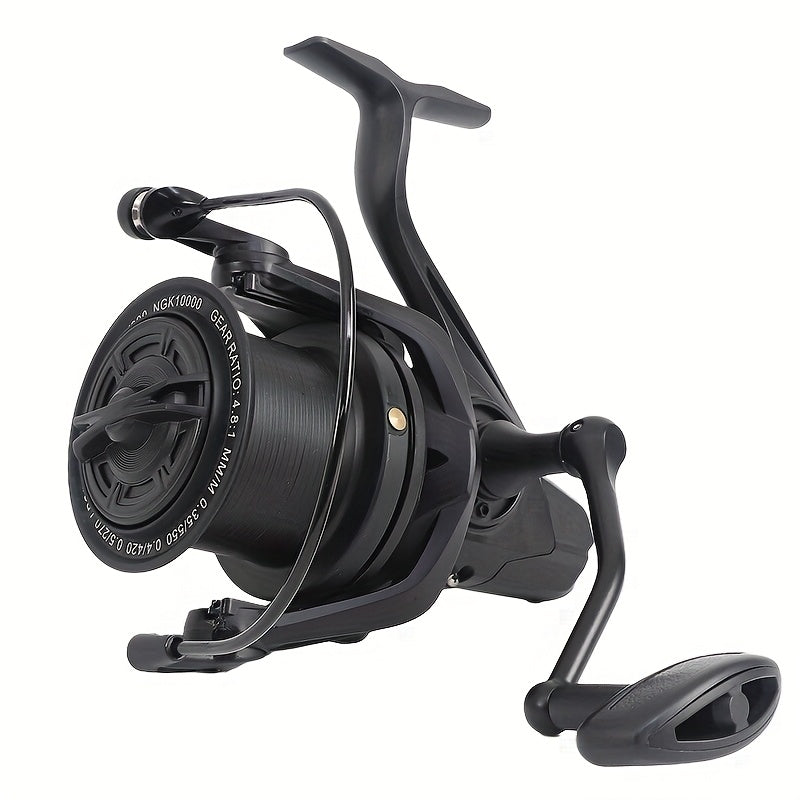Deep Sea Spinning Fishing Reel 8000-14000 – Heavy Duty Metal Saltwater Reel, Large Line Capacity, Ambidextrous Handle, Offshore Big Game Fishing Wheel for Large Fish