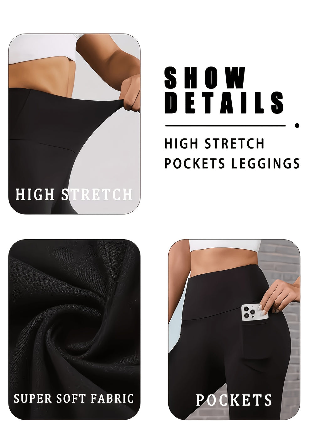 Tummy Control Leggings for Women 5 Pack – Hip Lifting Quick Dry High Stretch Breathable Yoga Gym Pilates Workout Pants XS-XL Mixed Colors