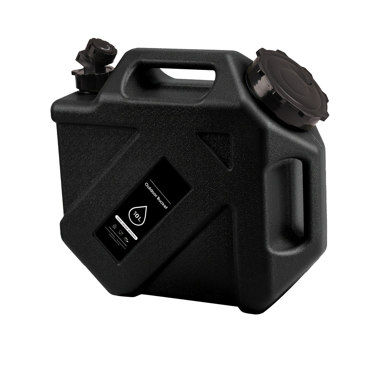 Water Jug with Spigot & 2 Handles – BPA Free PVC Water Container 2.6 to 5 Gal for Camping, RV, Hiking & Outdoor Water Storage, Multiple Colors & Sizes