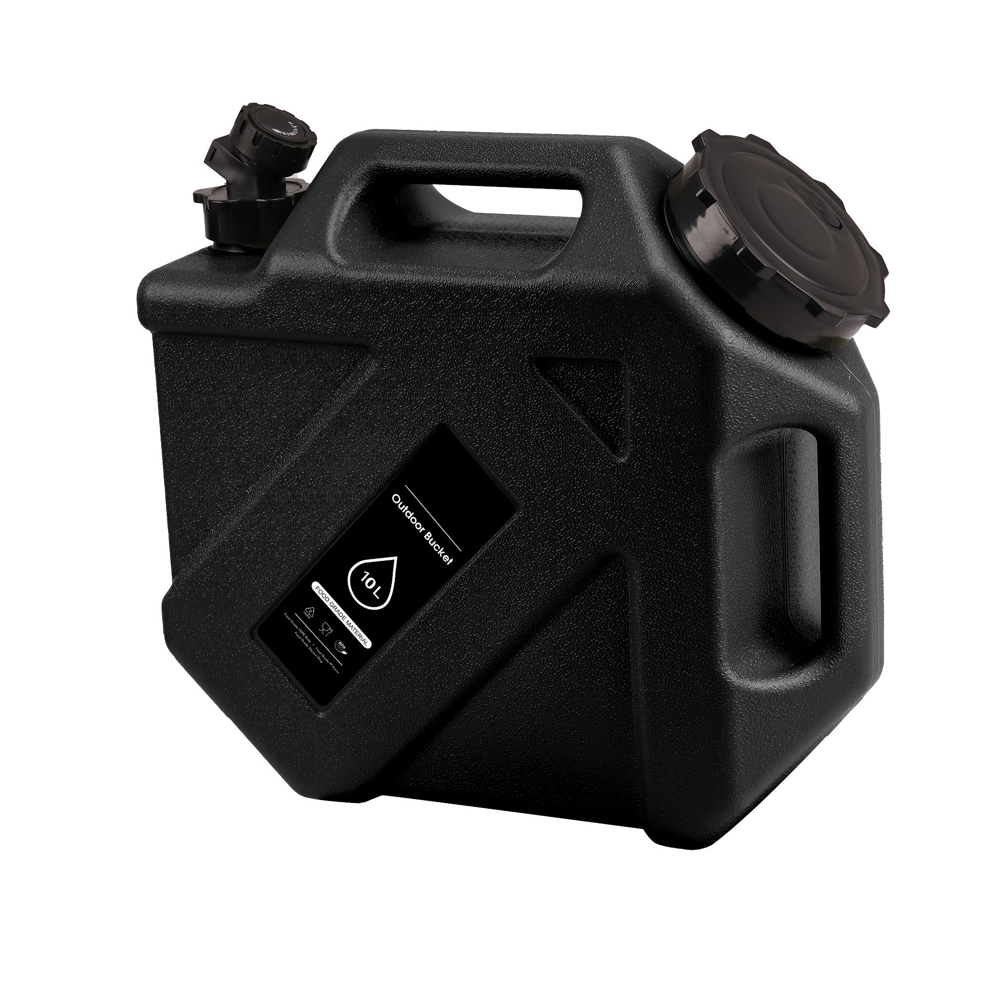 Water Jug with Spigot & 2 Handles – BPA Free PVC Water Container 2.6 to 5 Gal for Camping, RV, Hiking & Outdoor Water Storage, Multiple Colors & Sizes