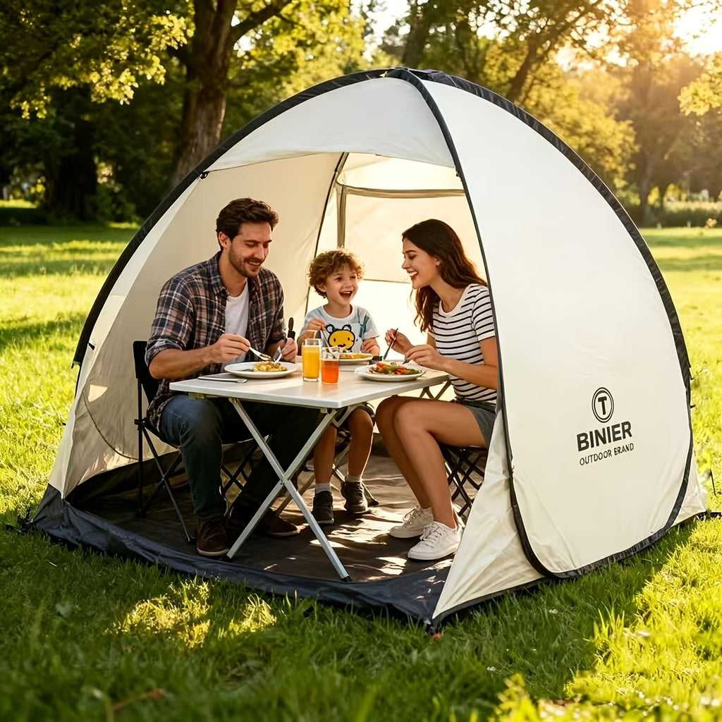 Pop Up Camping Tent 2-3 Person Instant Setup – Portable Sun Shade Shelter with Storage Bag, Foldable Outdoor Canopy for Camping Backyard Garden Beach Hiking Leisure