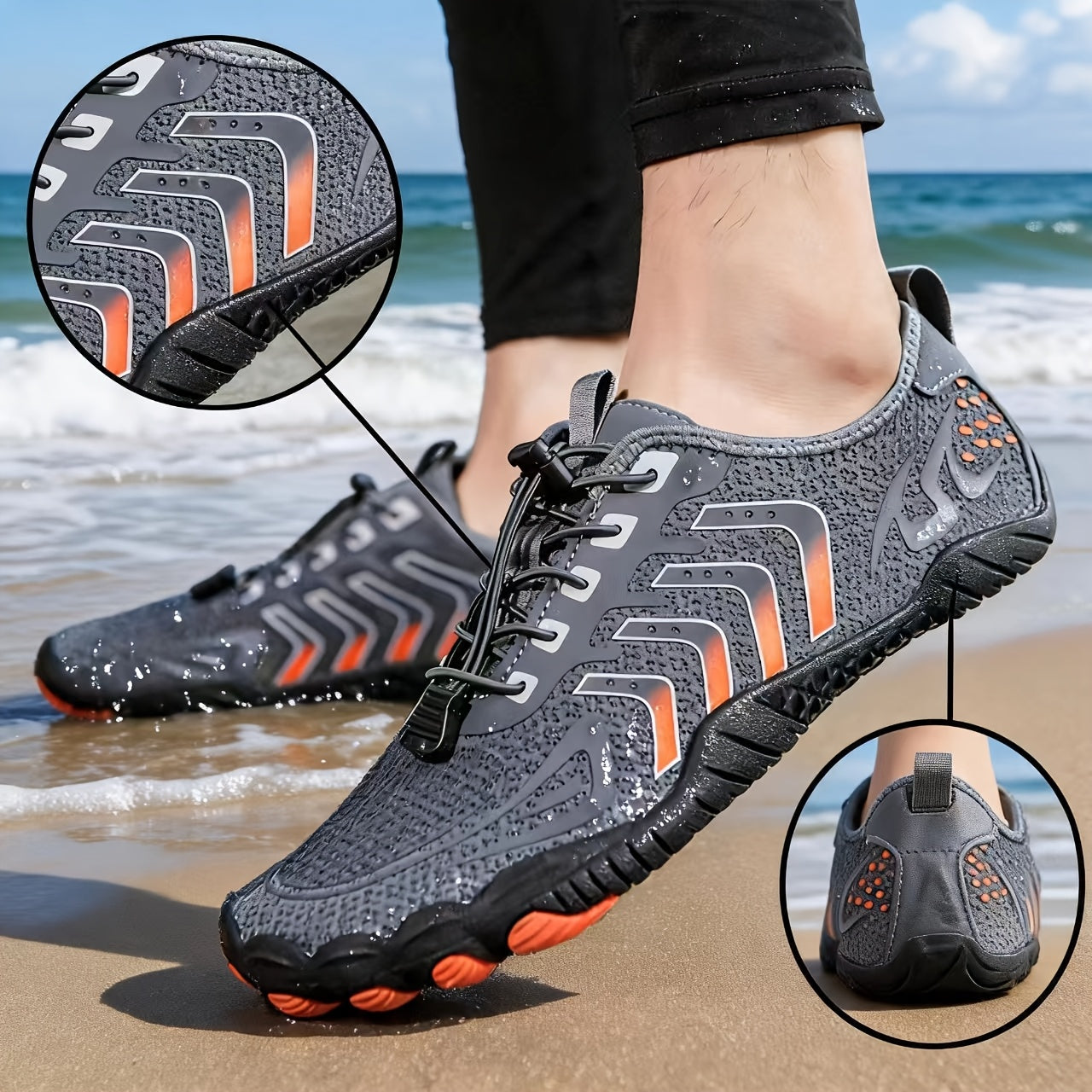 Women's Barefoot Sneakers – Lightweight Casual Shoes for Yoga, Fitness, Beach, Swimming & Water Sports, Couple Shoes Indoor Outdoor, Sizes US 5-12.5