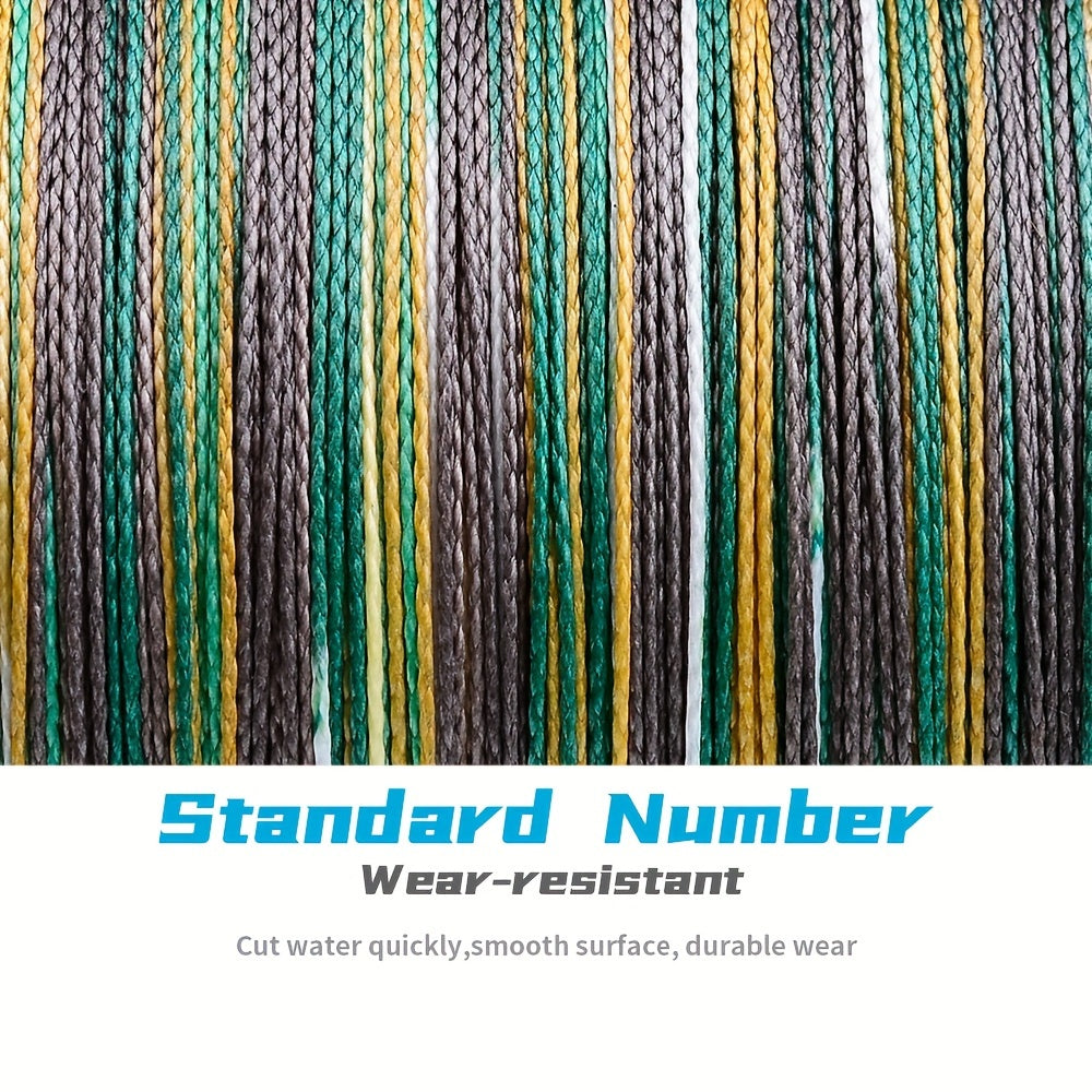 Braided Fishing Line 547 Yards 4 Strand 6LB-80LB Abrasion Resistant Zero Stretch Superline – Gray Green Camo Fishing Braid