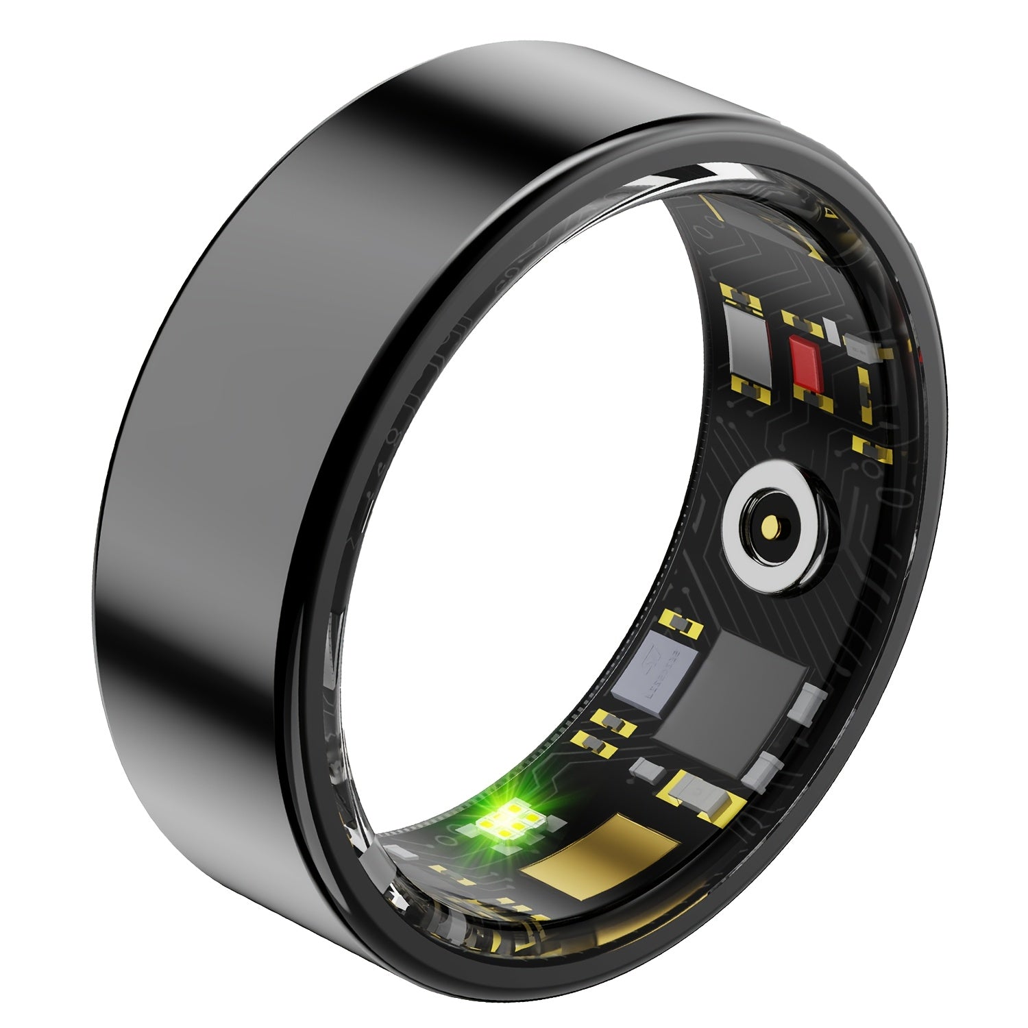 Smart Health Ring with Sleep Tracking – Wearable Fitness Ring with Pedometer, Calories, Distance & HRV Monitoring, Bluetooth 5.3, Waterproof, Compatible with iPhone & Android, Sizes #7-#13
