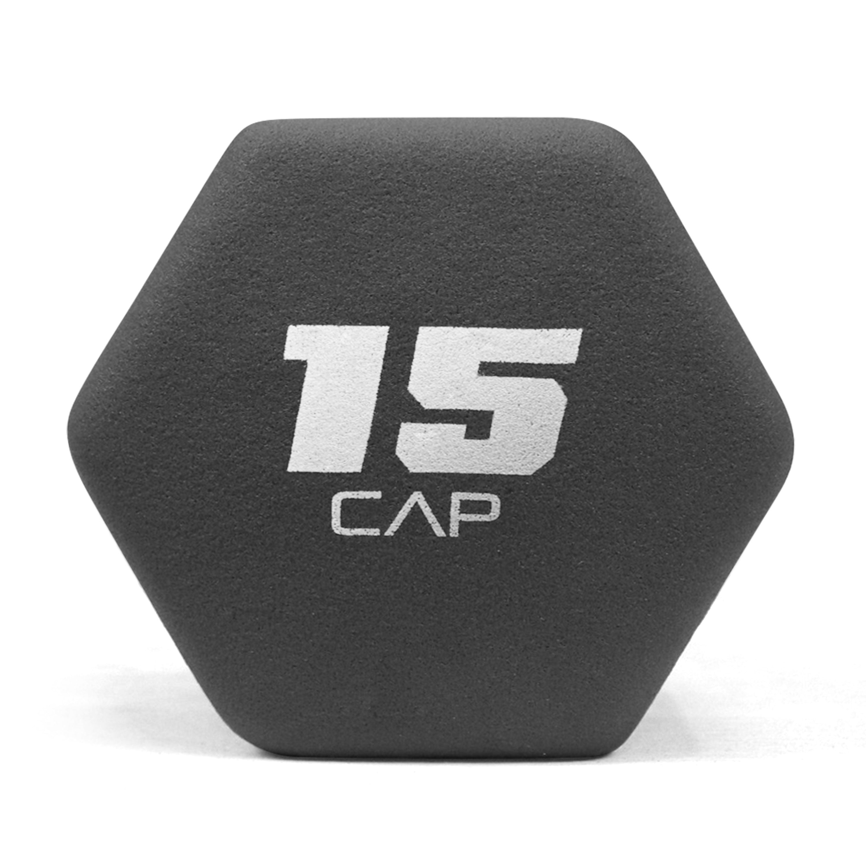 Neoprene Hex Dumbbells Pair Color-Coded Cast Iron Non-Slip Hand Weights for Women Men Strength Training Home Gym Workout 2LB 5LB 8LB 12LB 15LB Anti-Roll