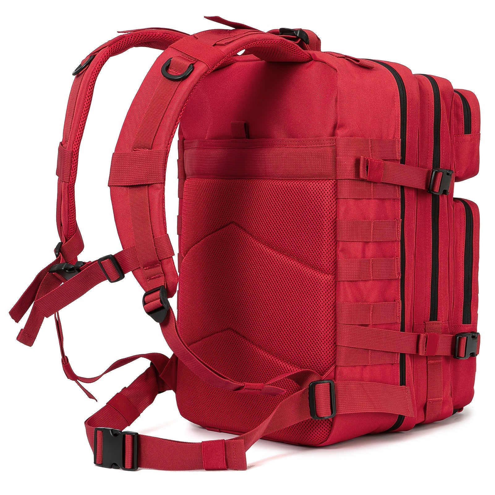 Large Tactical Travel Backpack Carry-On Approved Laptop Compartment Heavy Duty Rucksack Multiple Pockets 13 Colors Hiking Camping School Work Men Women 45L