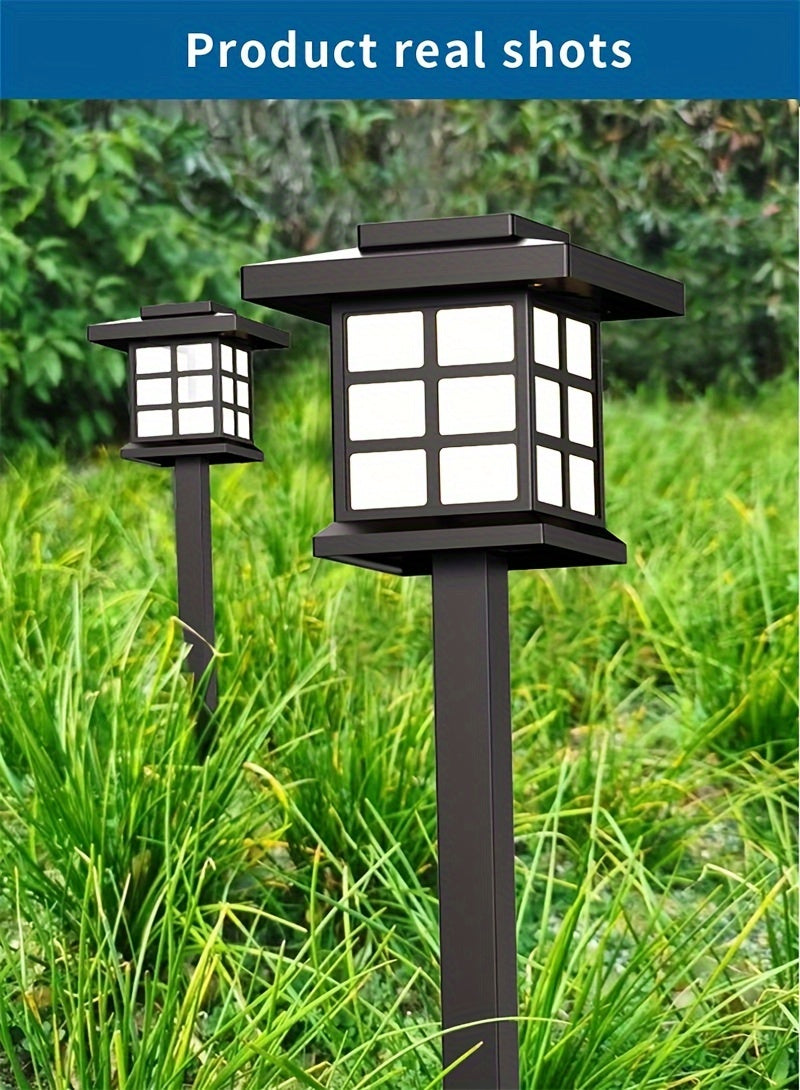 Solar Pathway Lights Outdoor IP55 Waterproof LED 10-Hour Runtime – Garden Driveway Landscape Stake Lights Auto Dusk-to-Dawn – Warm White & Color-Changing – 6 12 24 Pack