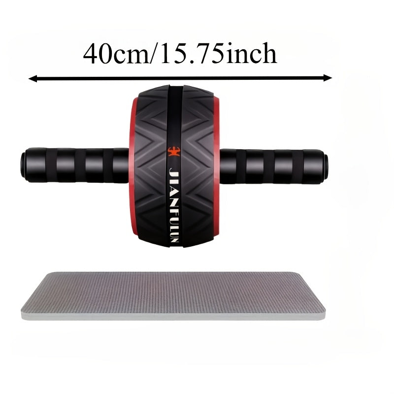 Ab Wheel Roller with Knee Pads Core Strength Training Balance Ab Workout Crunch Machine Home Gym Muscle Toning Arms Abs Fitness Gift