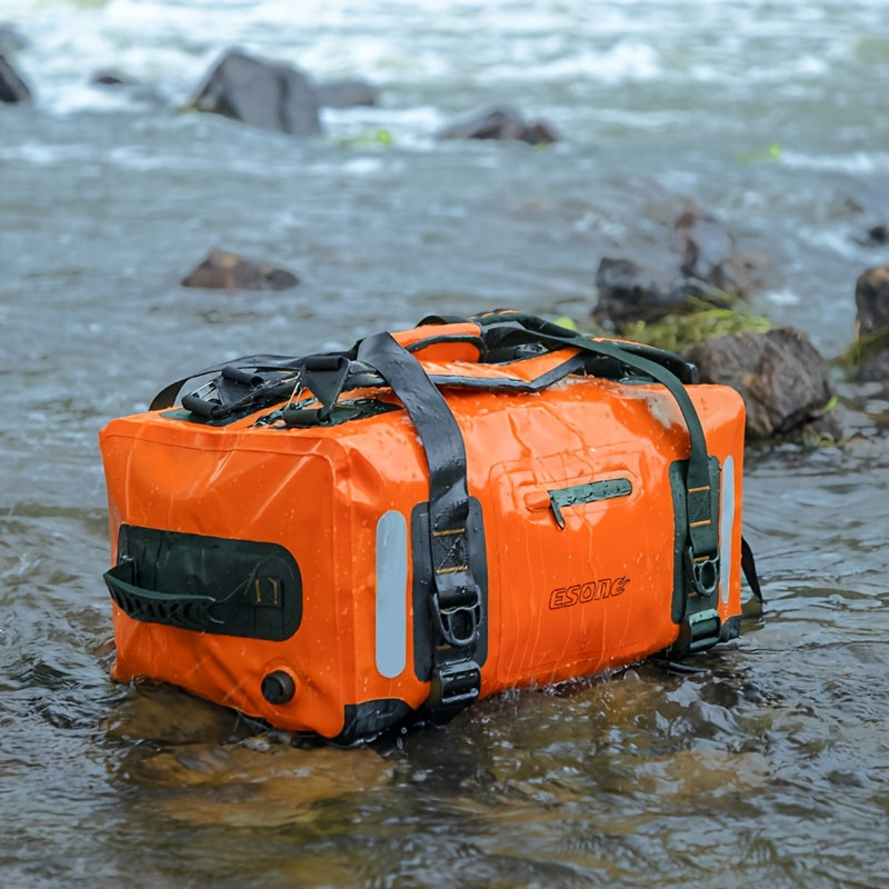 Dry Bag Backpack Waterproof 40L 60L Roll Top Sack for Kayaking Camping Surfing Paddle Board Boating Men Women Blue Orange Yellow
