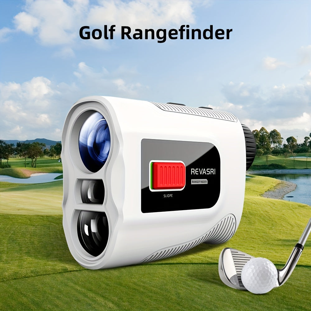 Golf Rangefinder 1000 Yard Laser with Slope Switch Magnetic Strip Flag Lock Vibration – 6x Magnification Rechargeable for Golfers Tournament Legal
