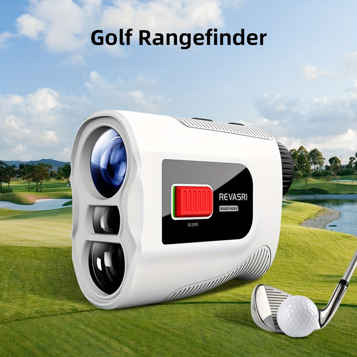 Golf Rangefinder 1000 Yard Laser with Slope Switch Magnetic Strip Flag Lock Vibration – 6x Magnification Rechargeable for Golfers Tournament Legal