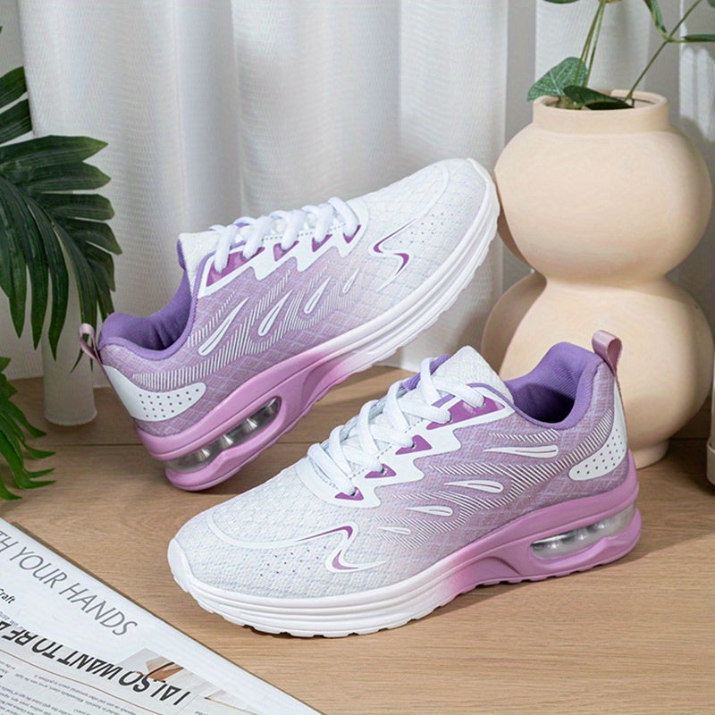 Women's Running & Walking Shoes – Lightweight Mesh Air Cushion Sneakers, Non-Slip Breathable Tennis Shoes with Arch Support, US 5.5-11, 8 Colors