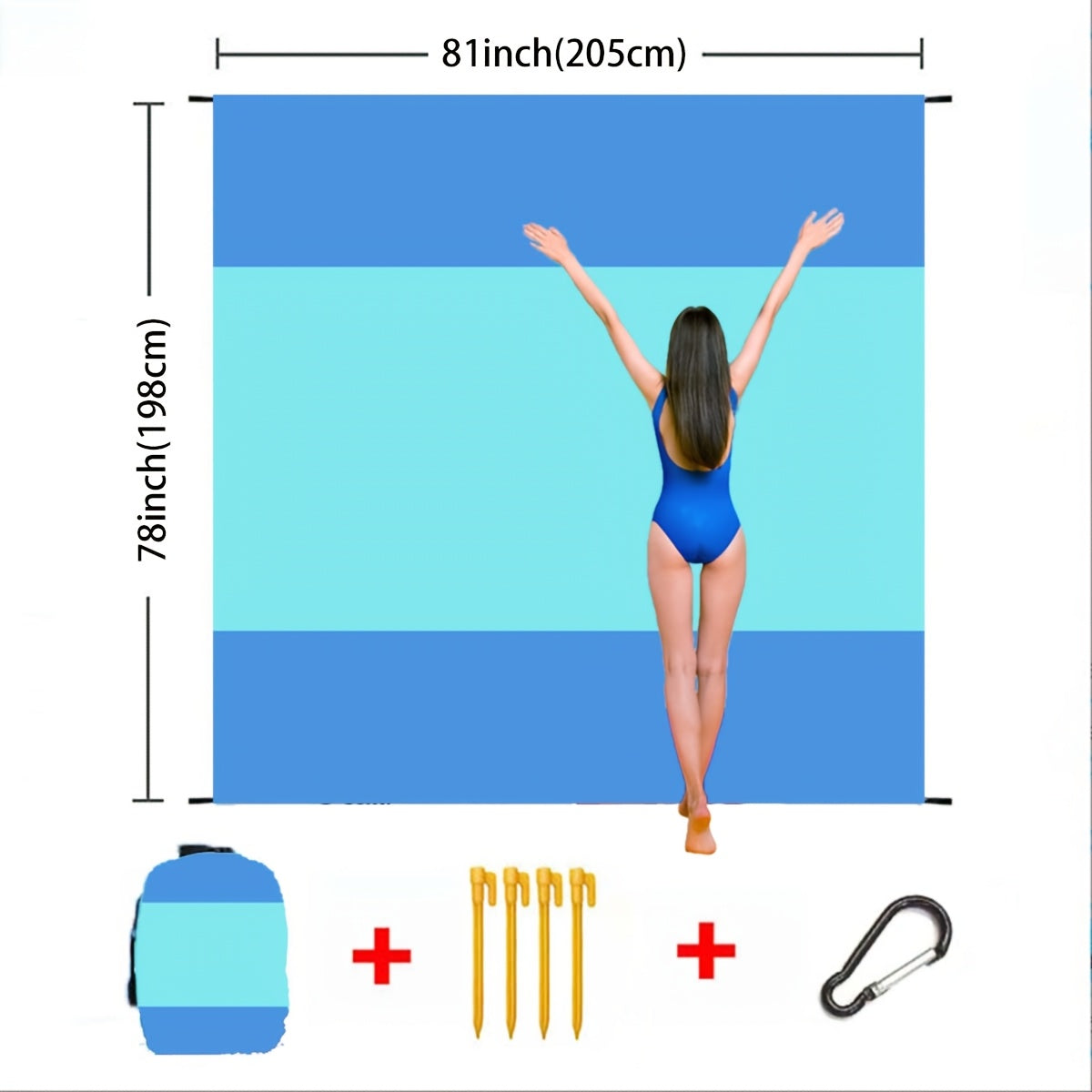 Sand-Free Beach Blanket Oversized – Quick-Dry Lightweight Sandproof Mat for Beach, Camping, Picnic & Travel | Fits 2–10 Adults | Multiple Styles & Sizes
