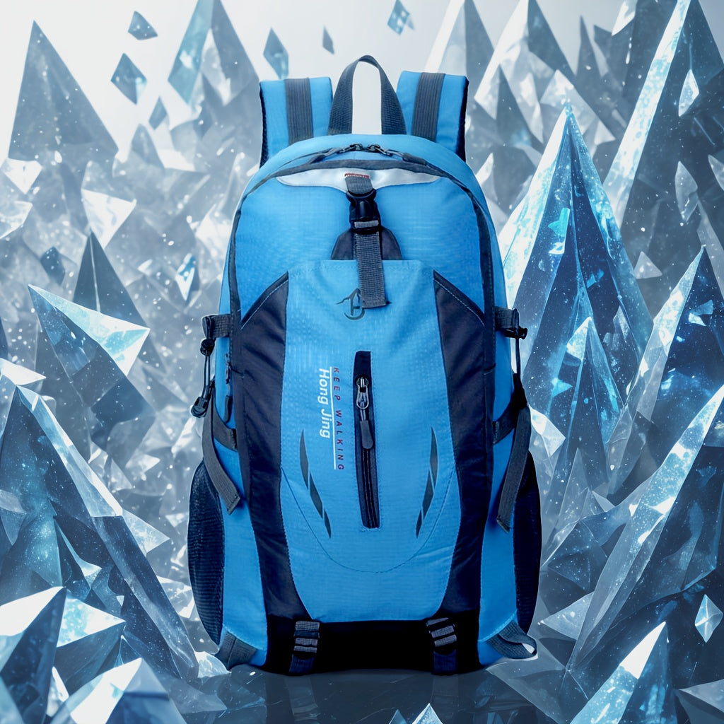 Hiking Daypack 25.8L Adjustable Torso Outdoor Mountaineering Travel Backpack for Day Trips Camping Sports Red Blue Black Orange