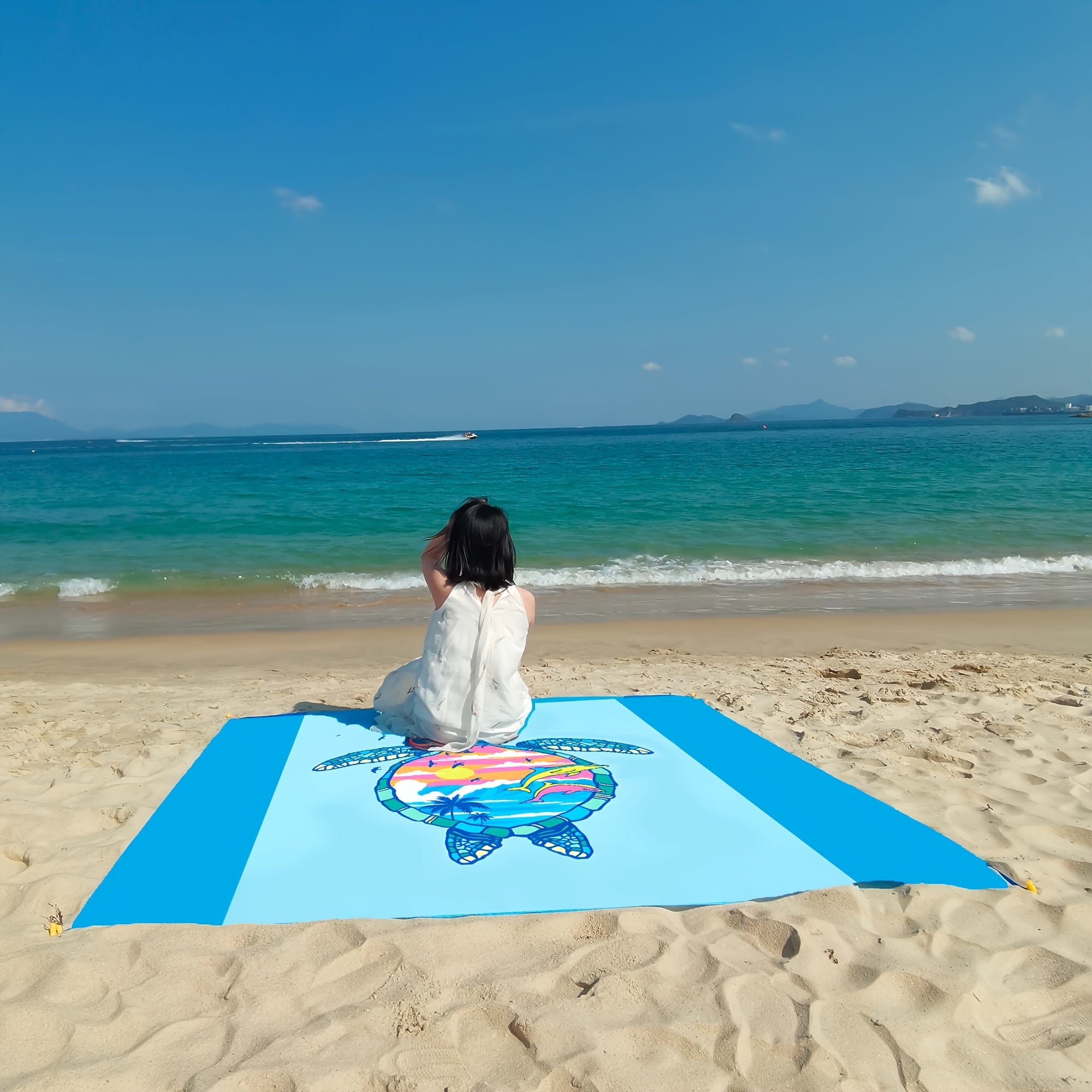 Sand-Free Beach Blanket Oversized – Quick-Dry Lightweight Sandproof Mat for Beach, Camping, Picnic & Travel | Fits 2–10 Adults | Multiple Styles & Sizes