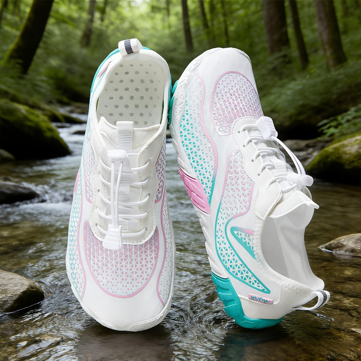 Barefoot Shoes for Women Wide Toe Box Lightweight Non-Slip Breathable Athletic Walking Hiking Water Shoes Beach Pool Swim US 6-11