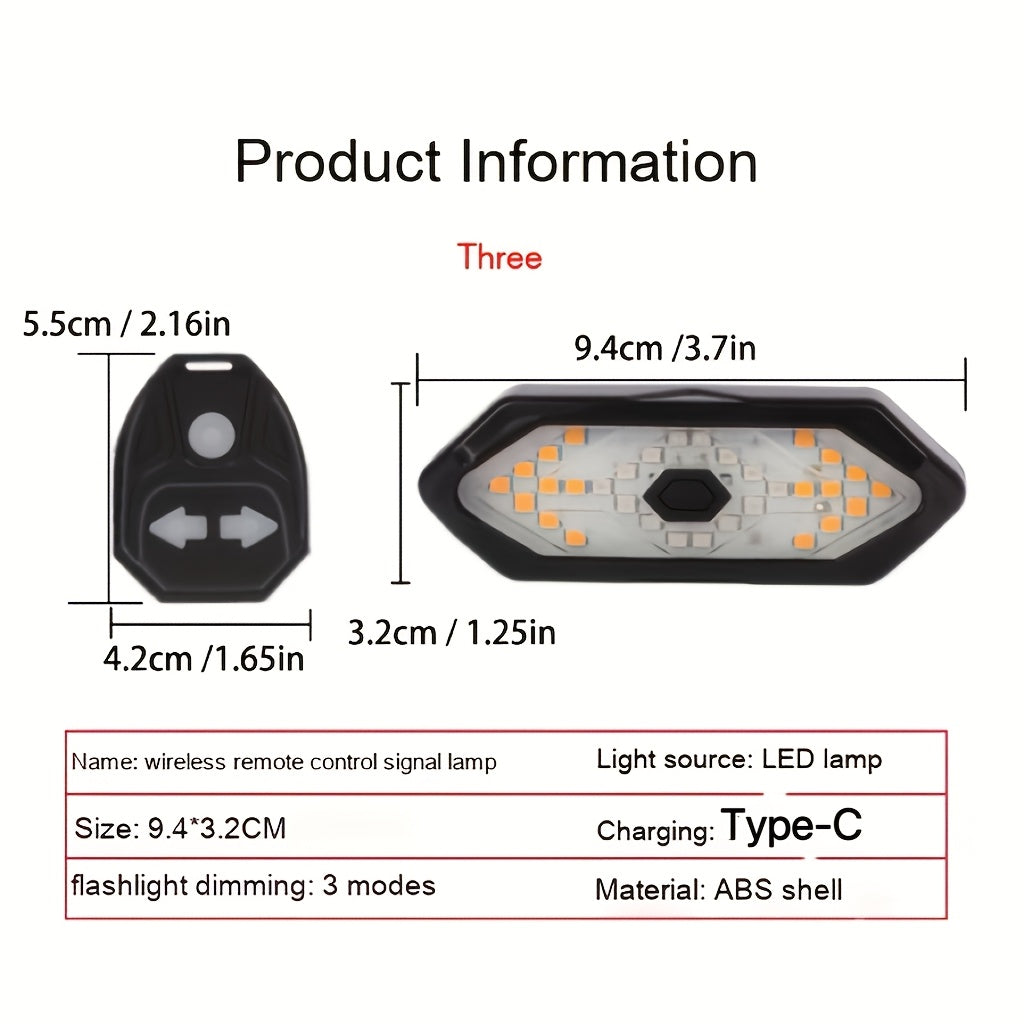 Bike Tail Light with Left Right Turn Signals 650mAh Rechargeable – Ultra-Bright LED Safety Warning Light Remote Control Alert Speaker Night Riding Bicycle Rear Light