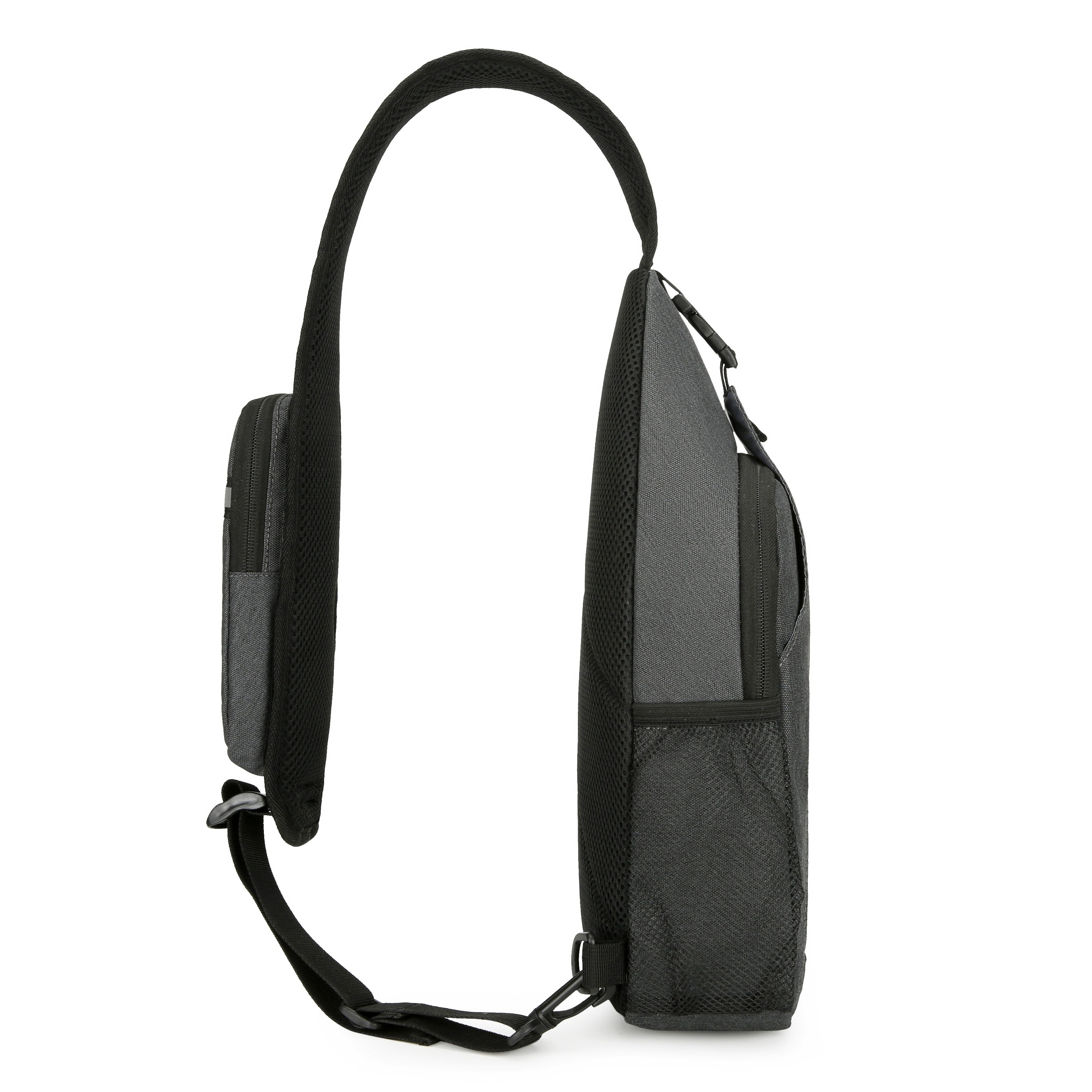 Crossbody Sling Bag for Men Women Large Capacity – Single Shoulder Travel Bag Multi-Purpose Outdoor Hiking Commuter Everyday Carry EDC Bag Secure Zipper Closure Unisex 14 Colors
