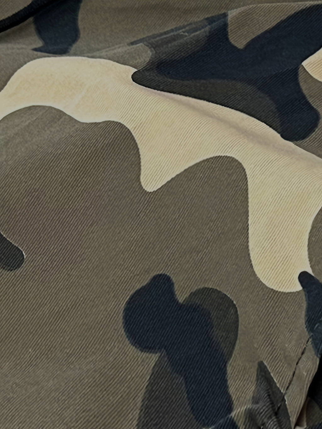 Women's Camo Cargo Pants Lightweight Breathable Hiking Camping Outdoor Long Pants Elastic Waistband Camouflage Trousers Summer Travel Casual Wear XS-XXL