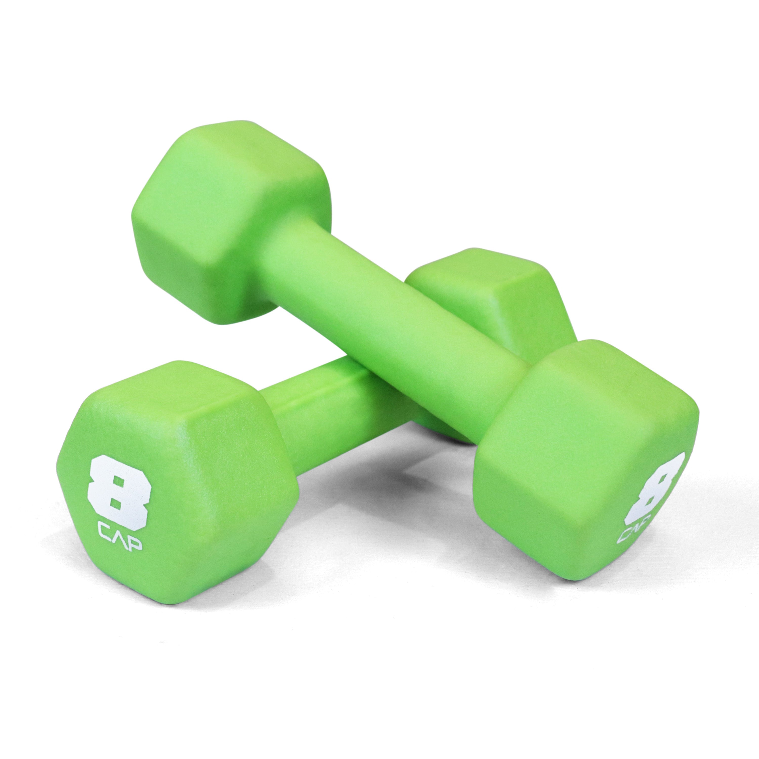 Neoprene Hex Dumbbells Pair Color-Coded Cast Iron Non-Slip Hand Weights for Women Men Strength Training Home Gym Workout 2LB 5LB 8LB 12LB 15LB Anti-Roll