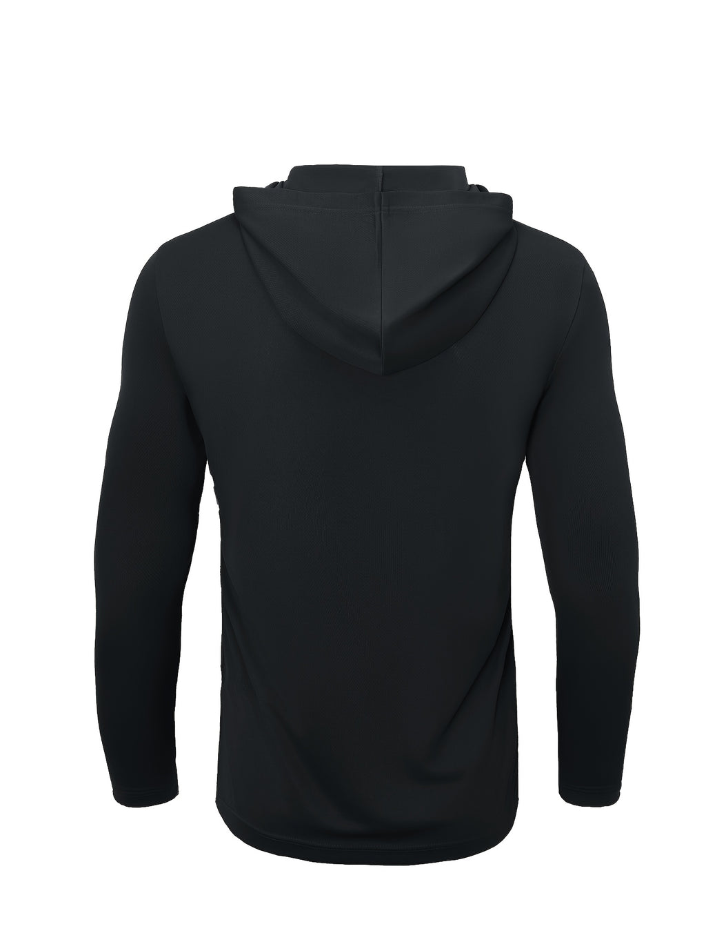 Men's Quick-Dry Pullover Hoodie Sports Top 4-Piece Set – Long Sleeve Hooded Athletic Shirt, Breathable Polyester Activewear for Running Gym Training, 10 Colors Sizes S-XXXL