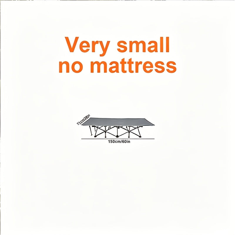 67/79-inch Options Available; Mattress Option; Camping Bed, Portable Folding Guest Bed, Weight Capacity 566/766 Lbs, Adult Outdoor Travel Bed, Suitable for Patios And Camping, Elegant Outdoor Furniture