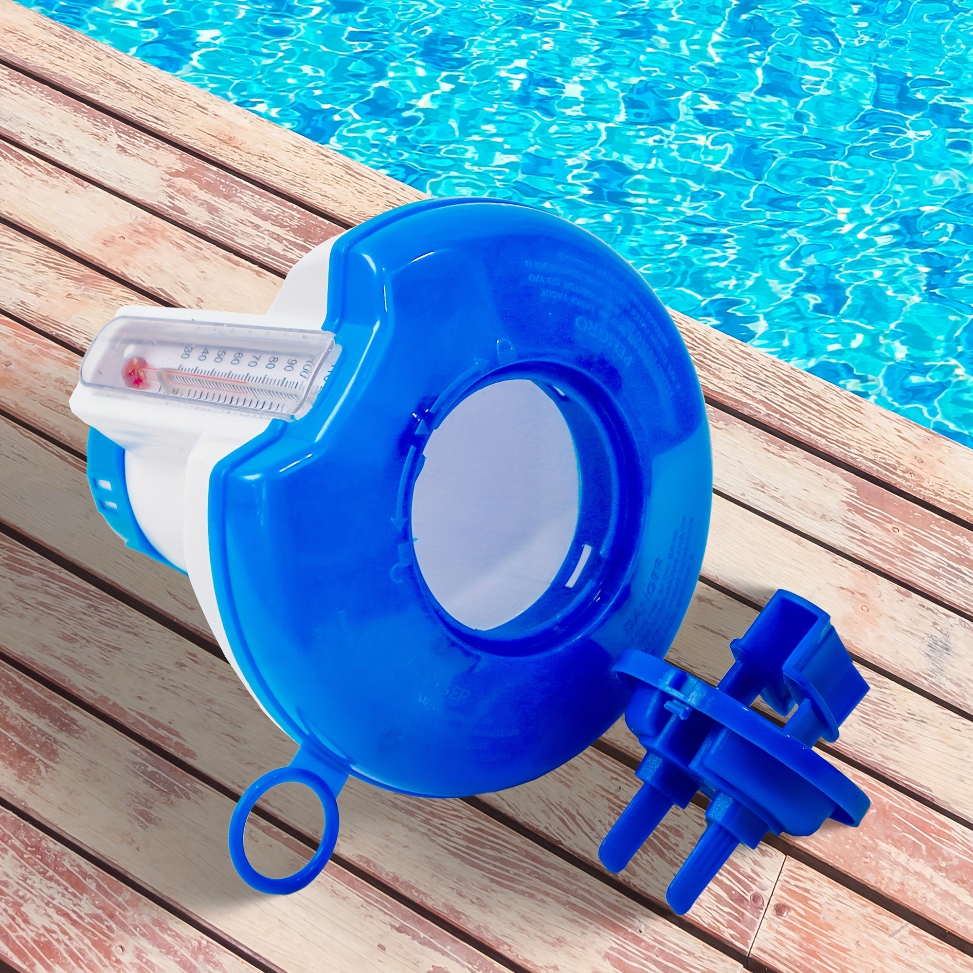 Floating Chlorine Dispenser Pool Chlorine Tablet Floater Adjustable Flow Vents for Above Ground In-Ground Pools Hot Tub Spa 1-Inch Tablets